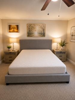 King bed set with Simmons mattress