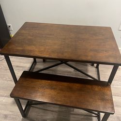 DINING BENCH TABLE