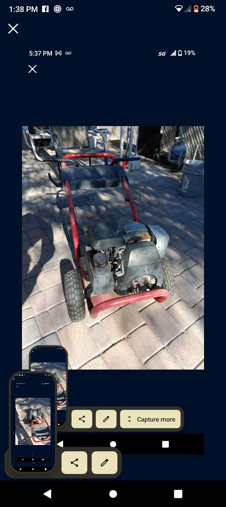 Pressure Washer Honda 5.0