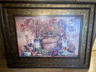 Decorative Dinner Artwork 58 1/2 X 39