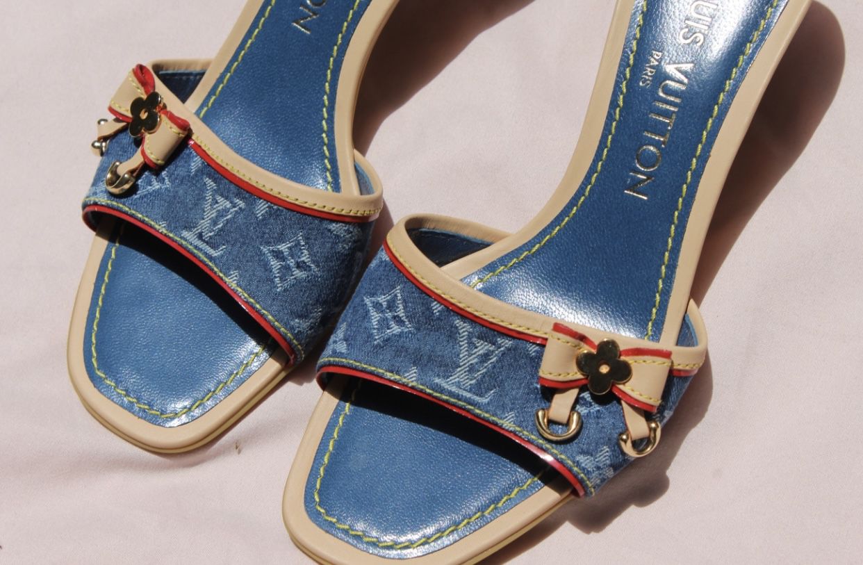 Louis Vuitton Vintage LV kitten heels 10.5 Size undefined - $222