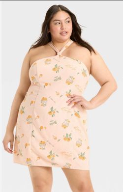 Citrus summer dress