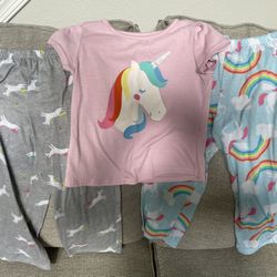 Girls Size 5t Carter’s Pajama Sets