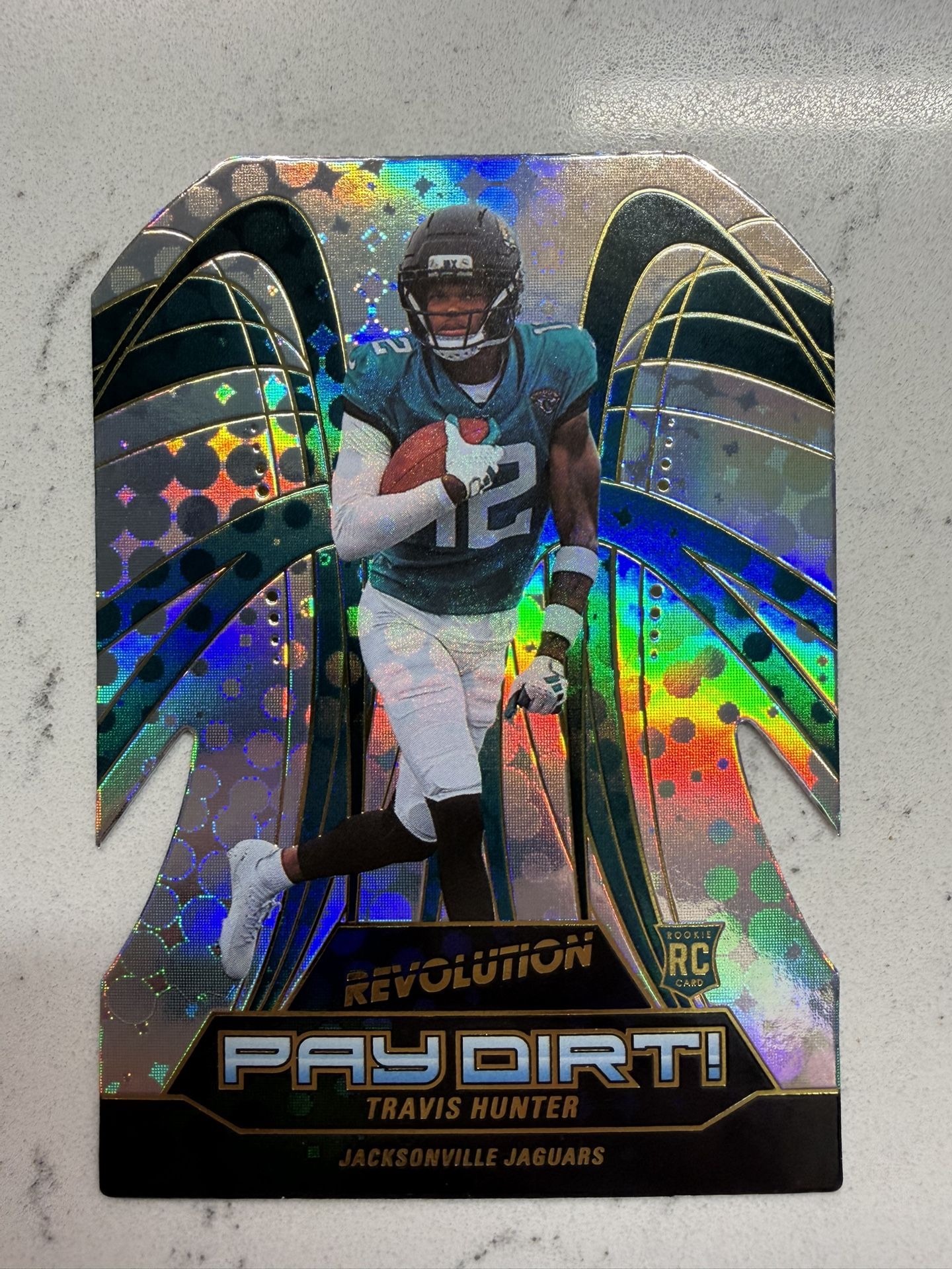 2025 Panini Revolution Travis Hunter RC Paydirt! #7 Jaguars