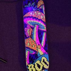 DGK Blacklight Skateboard Size 8.25” ( Clear MOB Grip Tape On Board ) ( New ) 