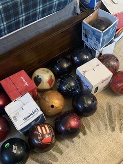 Bowling balls — new and used –