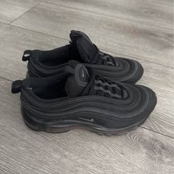 Nike Air Max 97 Triple Black Sneakers - Size 9
