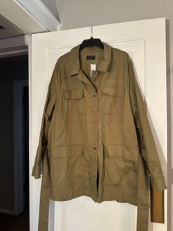 Lane Bryant NWT Dobby Belted Jacket- size 24