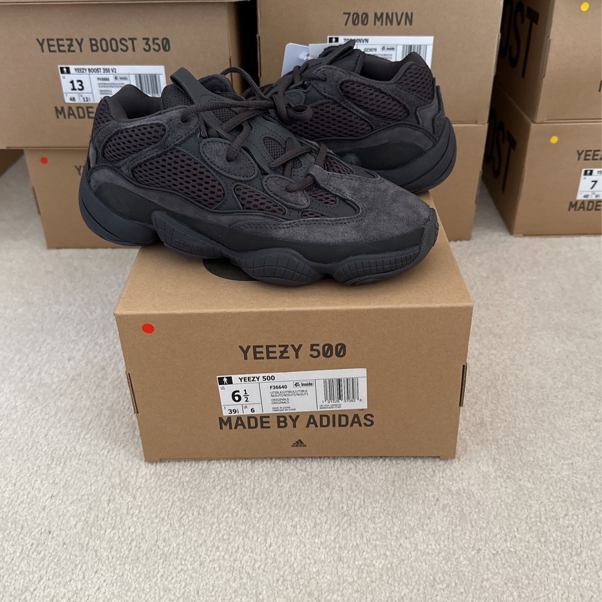yeezy boost 500 box adidas Mens Lace Up Sneakers Shoes Casual - Black - Size 4 M the shoe blends mesh Yeezy Boost 500 Stone Kids