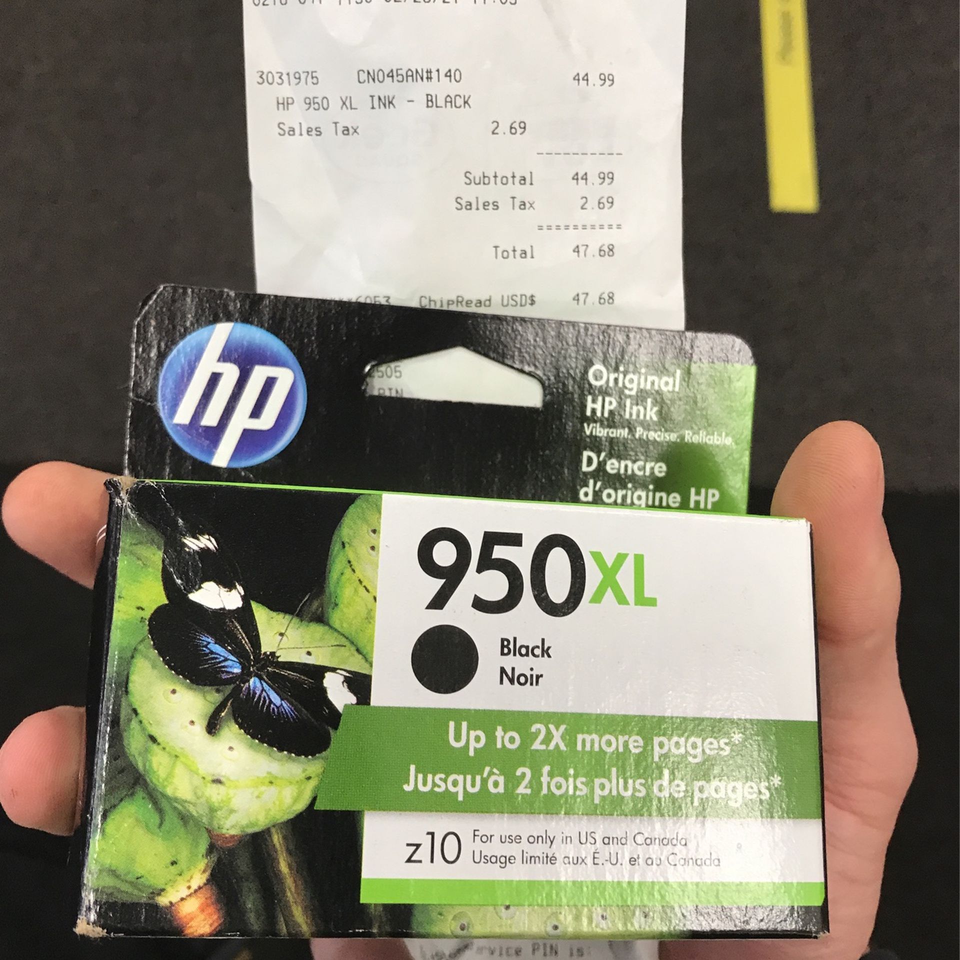 HP Printer Ink 950 XL Brand New