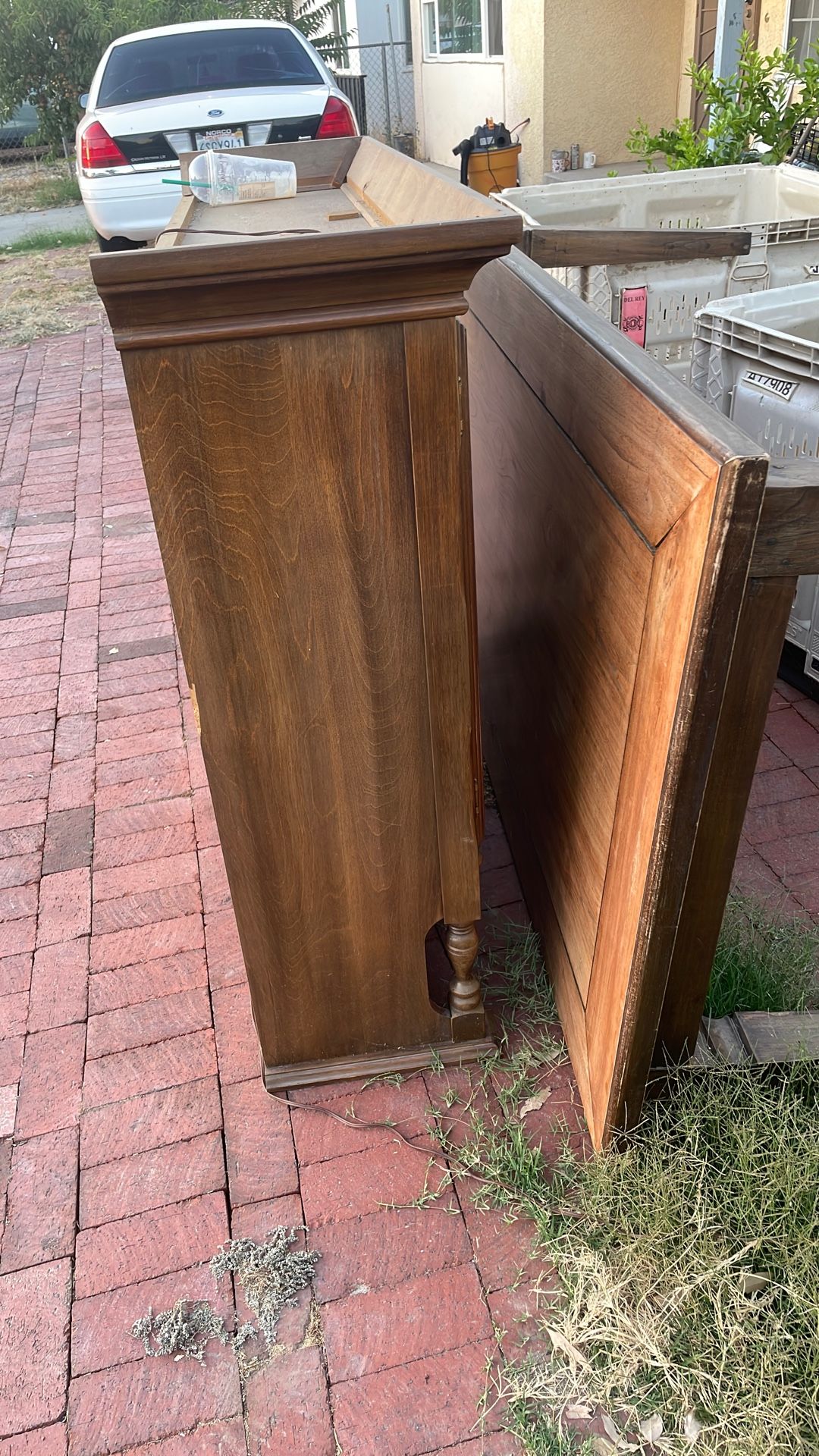Free Table And Cabinet