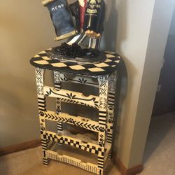 Hand Painted Wine Rack 