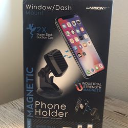 CARBON XT Super Stick Windshield/Dash Mount Magnetic Cell Phone Holder