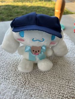 Sanrio Cinnamoroll Navy Cap Plush 6”