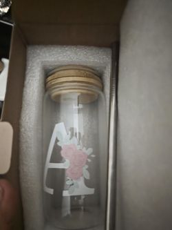 Custom Glass A CUP NEW IN BOX 