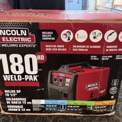 Lincoln Electric Weld-Pak 180HD MIG Flux-Core Welder