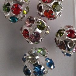 10 Mm Vintage Swarovski Crystals