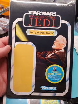 Custom Star Wars 48-Back Revenge Of The Jedi Ben (Obi-Wan) Kenobi Cardback