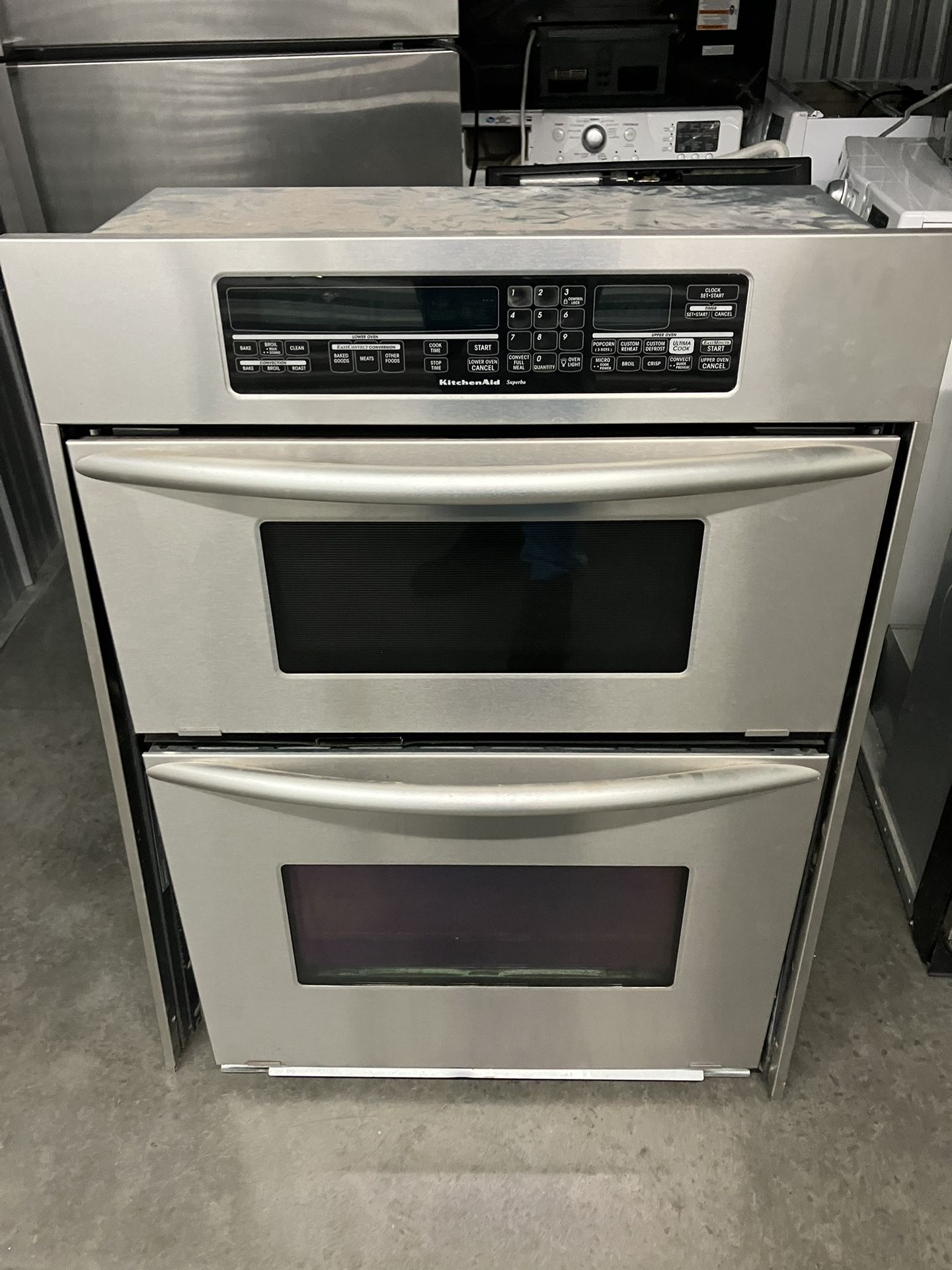 Microwave And Oven Stainless 