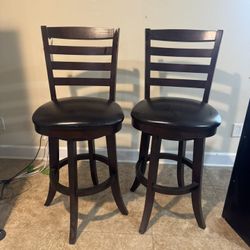 Black Swivel Barstools