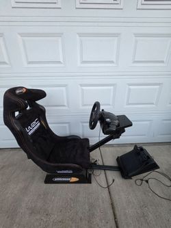 Playseat WRC Racing Simulator Cockpit + Logitech Driving Force Wheel & Pedals