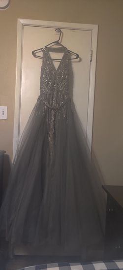 Gray dress from Camille La Vie