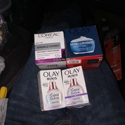 4 Differnt Olay Serums 