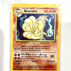 1st Generation Ninetails Pokémon Card