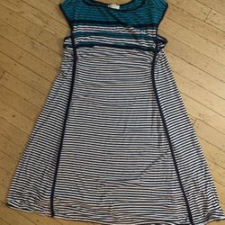 Sporty Striped Max Studio Dress