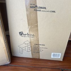 🖥️ Furinno Computer Desk w/ Keyboard Tray & Drawer – 40” – New in Box