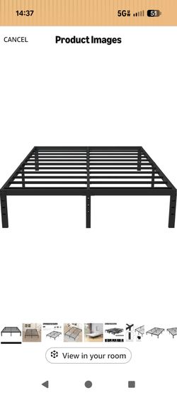 King Size Bedframe 14in high