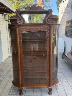 Antique Pak China Cabinet