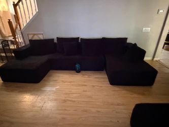 Black couches