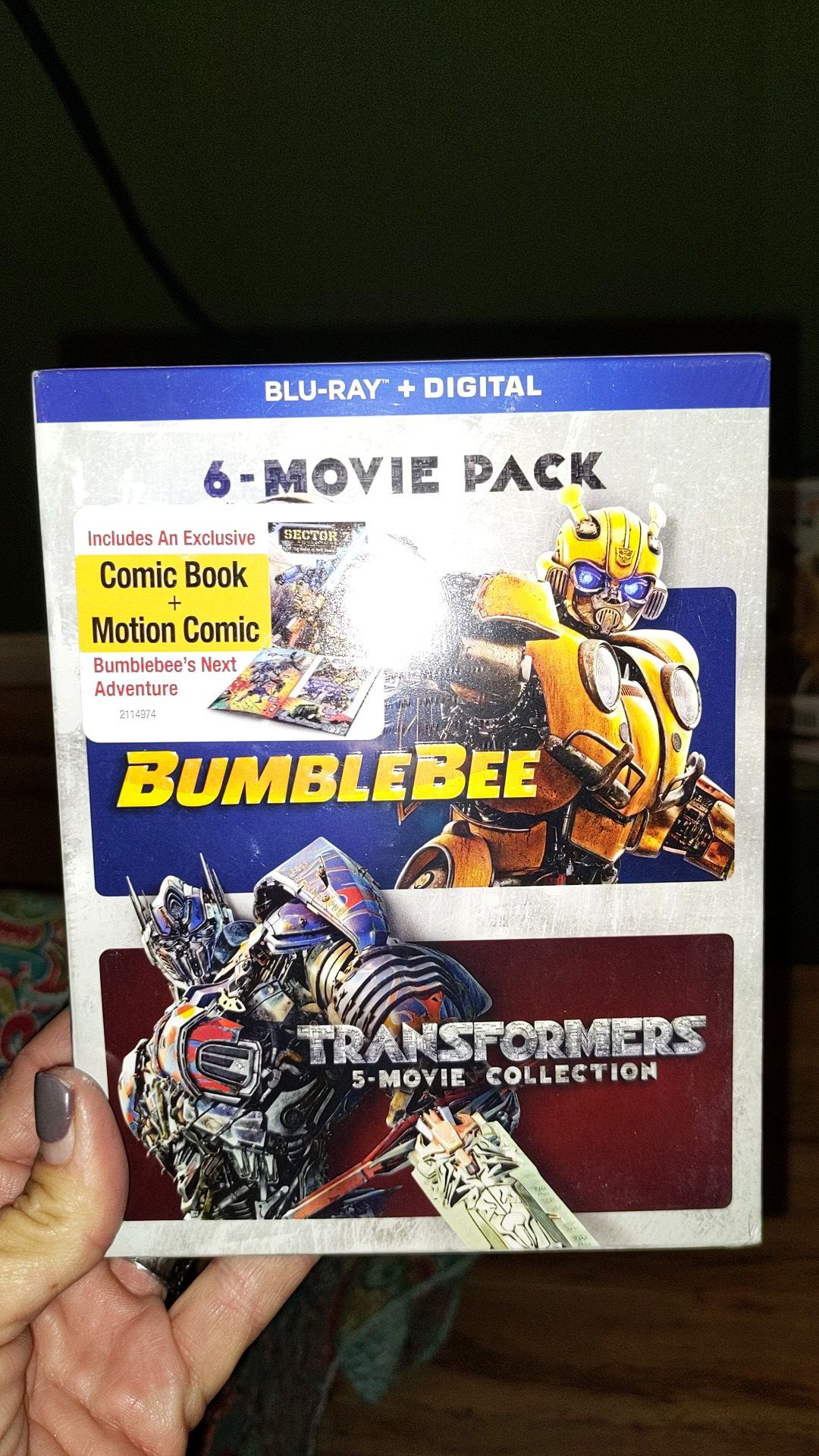 TRANSFORMERS 6 FILM COLLECTION BLURAY WITH DIGITAL UNOPENED
