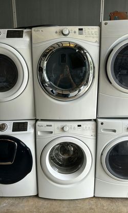 Whirlpool Front Load Set - Large Capacity Sensor Dry