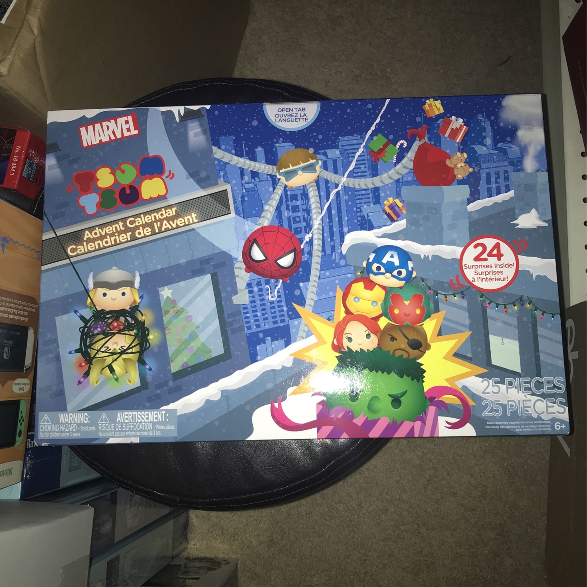 Disney Christmas Advent Calendar Marvel Tsum Tsum 25 Pieces