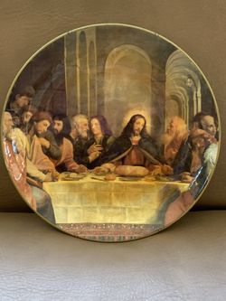 Last Supper plate
