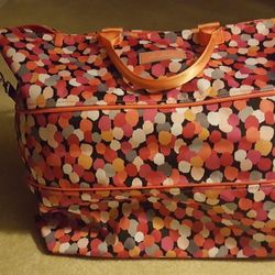 Vera Bradley Expandable Travel Bag.