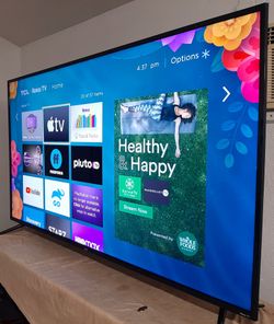 🟥SMART  TV  TCL   65"  4K  LED  HDR   DOLBY   VISION   FULL  UHD  2160p🟥 ( NEGOTIABLE)🟩 DELIVERY  AVAILABLE🟥