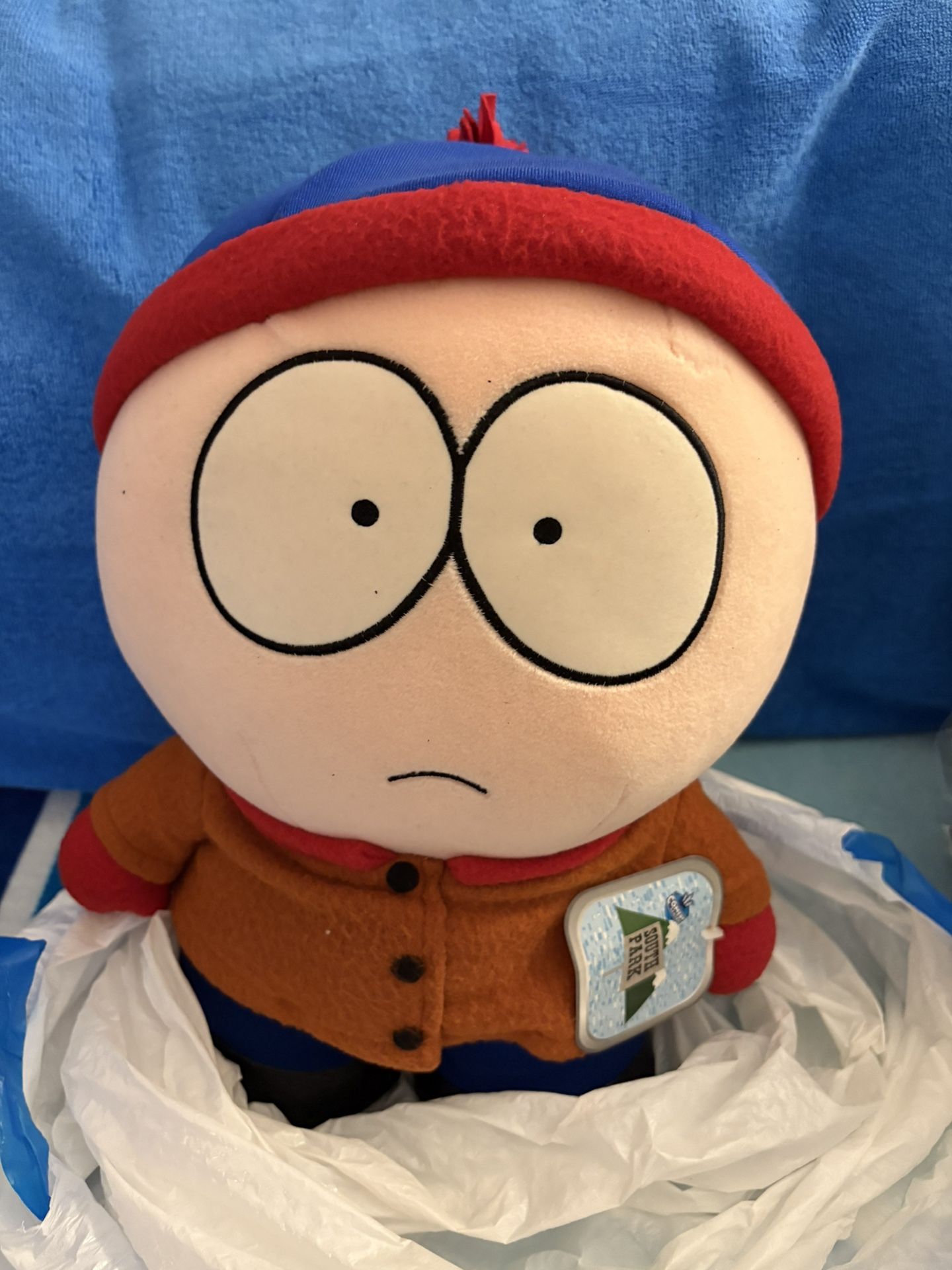 NEW Vintage South Park Stan 14” Plush Doll 1998 Comedy Central