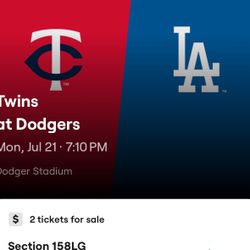Twins Vs Dodgers July 21