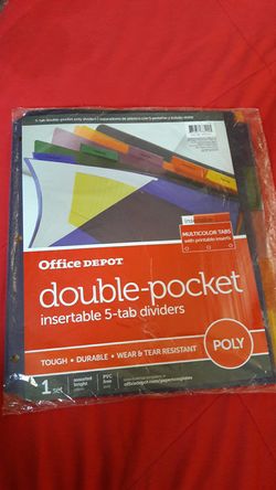 Double pocket dividers