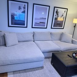 Sectional Couch 139” (high quality, LIKE NEW)