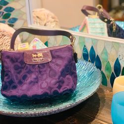 Coach Purse Deep Purple 