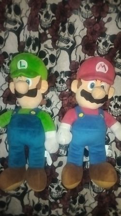Super Mario and Luigi Plush Set