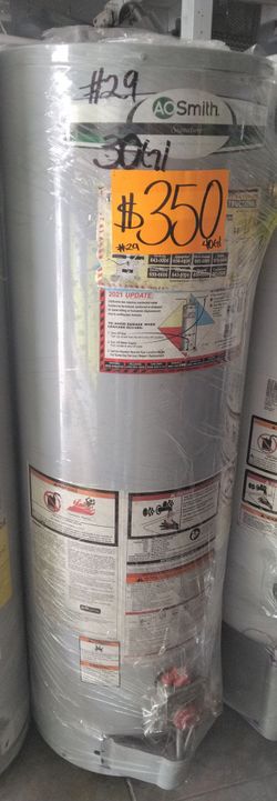 AO SMITH 30GL WATER HEATER 💦