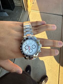 Panda chronograph watch