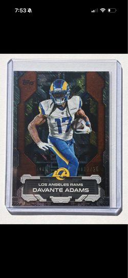 Topps Davante Adams 2026 Touchdown Machines TM-20 Rams /25