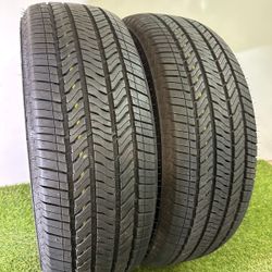 R730  255 65 18 111T  Bridgestone Alenza A/S 02  - 2 Used Tires  100% Life 