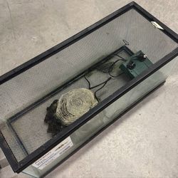 aquarium/turtle accessories 20 gal (Long) with filter